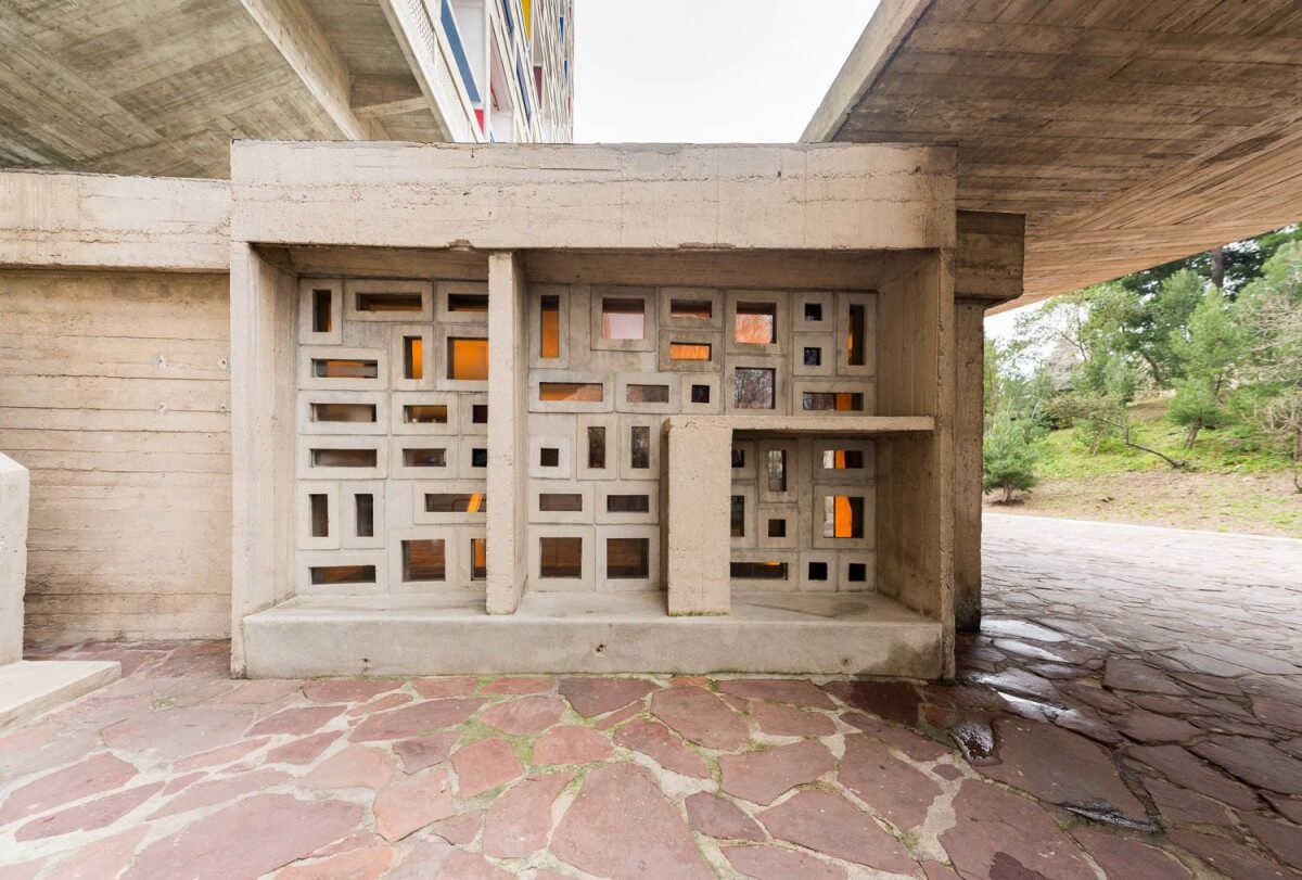 Visite de l'unité d'habitation de Marseille Le Corbusier avec Jacques Sbriglio