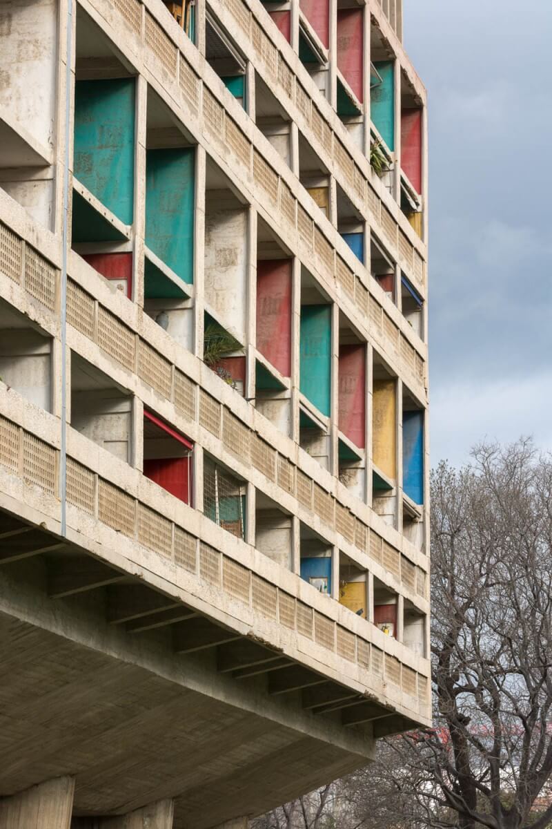 Visite de l'unité d'habitation de Marseille Le Corbusier avec Jacques Sbriglio
