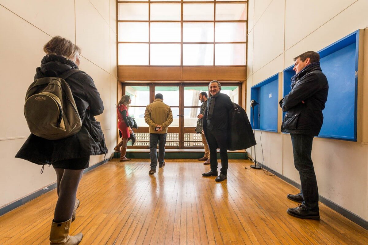 Visite de l'unité d'habitation de Marseille Le Corbusier avec Jacques Sbriglio