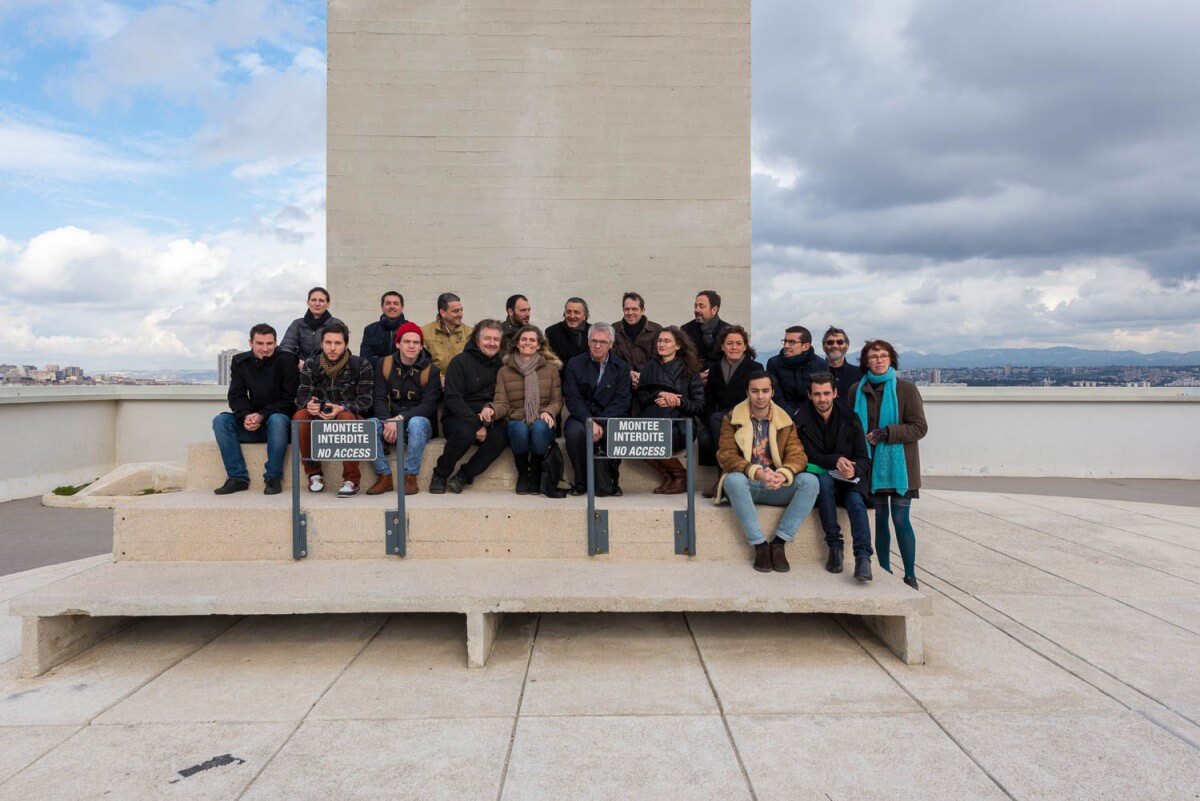 Visite de l'unité d'habitation de Marseille Le Corbusier avec Jacques Sbriglio