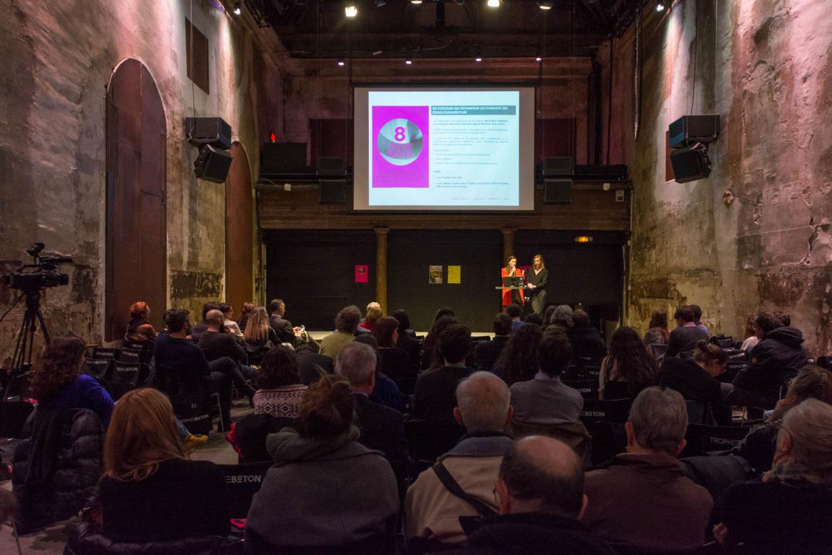 Conférence de Manuelle Gautrand, le 14 février à la Maison de l'architecture Île-de-France à Paris - Photo : Écliptique / Laurent Thion