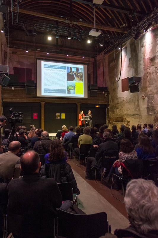 Conférence de Manuelle Gautrand, le 14 février à la Maison de l'architecture Île-de-France à Paris - Photo : Écliptique / Laurent Thion
