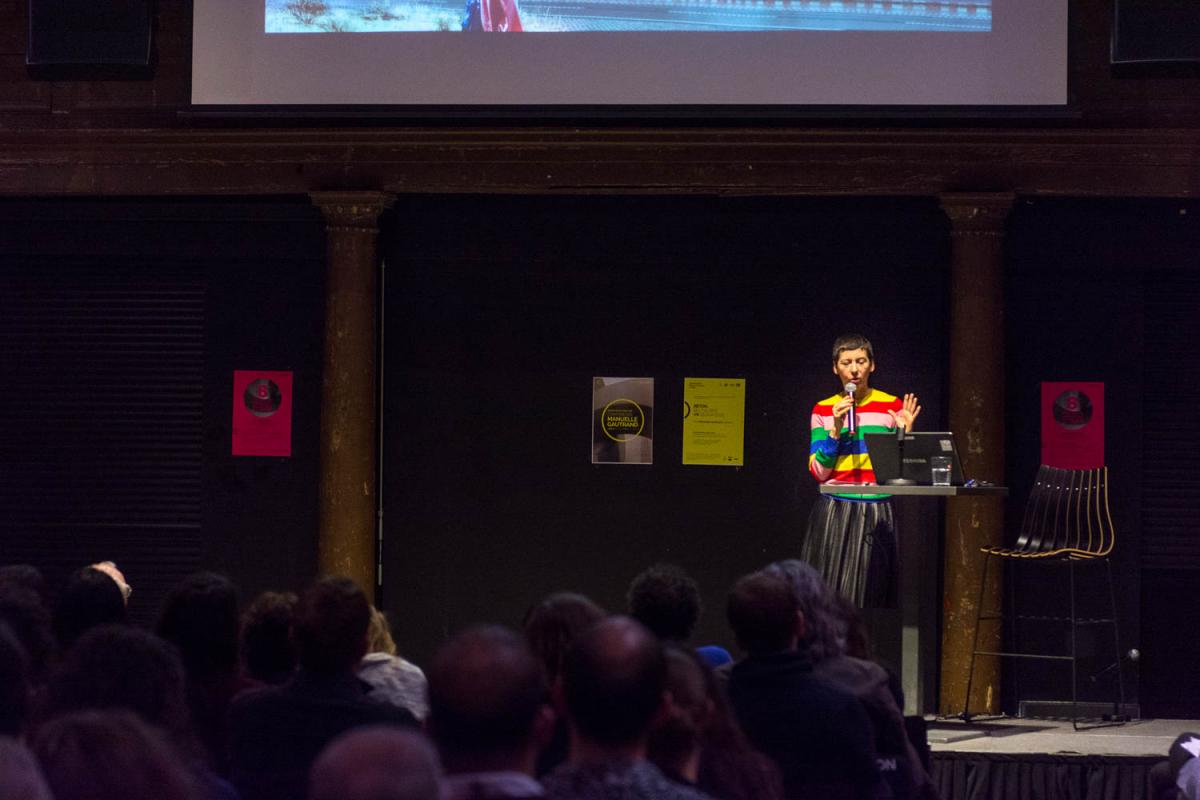 Conférence de Manuelle Gautrand, le 14 février à la Maison de l'architecture Île-de-France à Paris - Photo : Écliptique / Laurent Thion