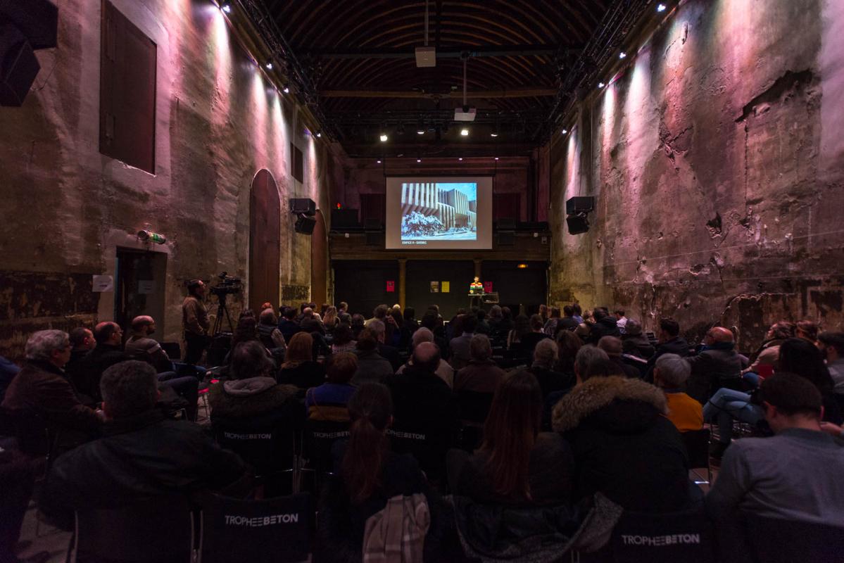 Conférence de Manuelle Gautrand, le 14 février à la Maison de l'architecture Île-de-France à Paris - Photo : Écliptique / Laurent Thion