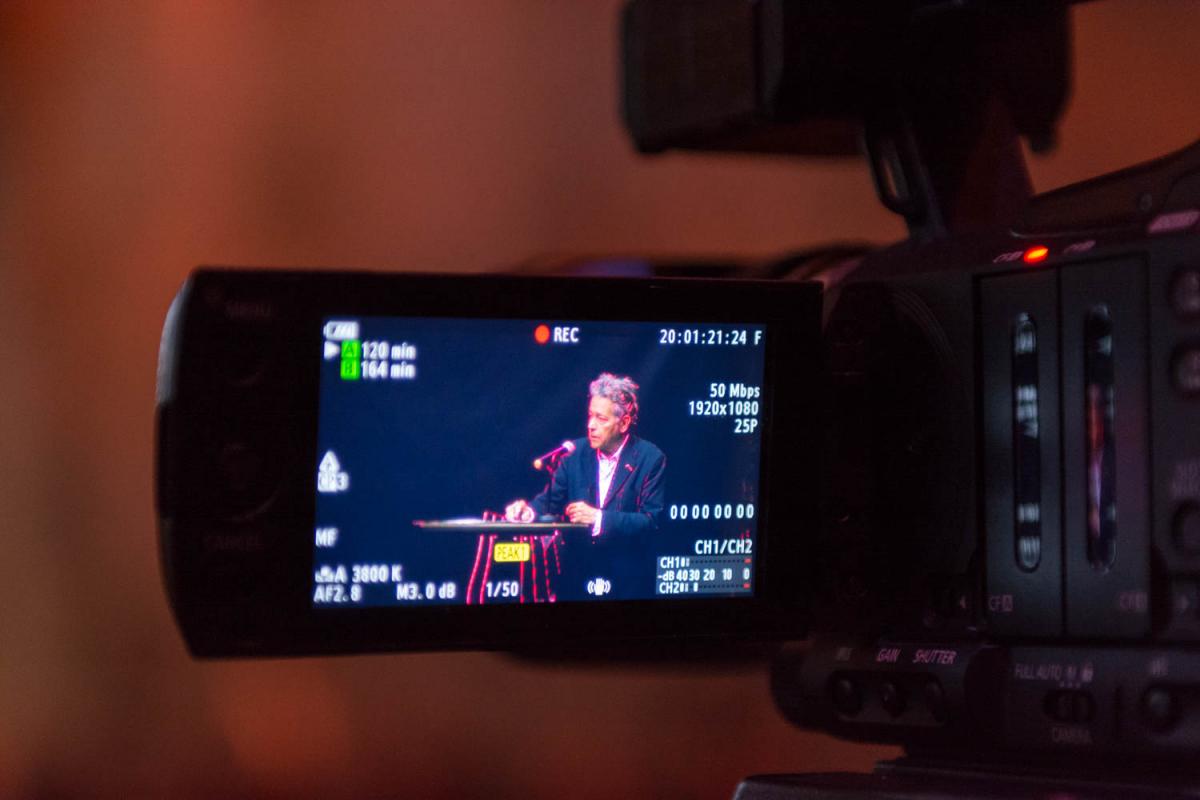 Conférence de Christian de Portzamparc, le 6 juin 2019 à la Maison de l'architecture Île-de-France à Paris - Photo : Écliptique / Laurent Thion