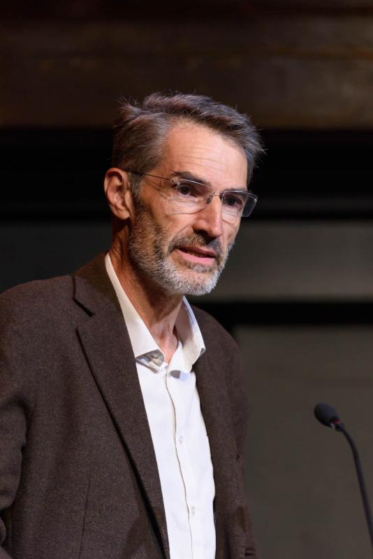 Table ronde de lancement du 4e Trophée béton Pro, le 5 octobre 2023 à la Maison de l'architecture Île-de-France à Paris - Photo : Écliptique / Laurent Thion